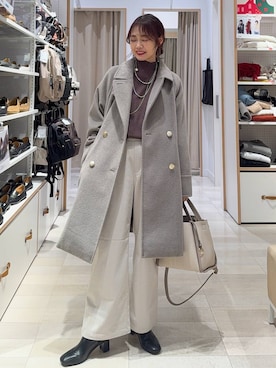 せこ子さん（レディース・159cm）の冬コーディネート