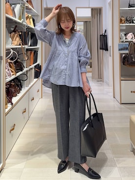 「GLOBAL WORK（グローバルワーク）のアイテム（シューズ）」を使った、せこ子さん（レディース・159cm）の春コーディネート