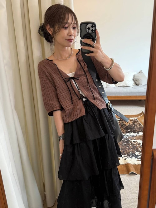 LOWRYS FARM スカート フリルティアードスカート 137303