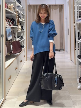 「GLOBAL WORK（グローバルワーク）のアイテム（トップス）」を使った、せこ子さん（レディース・159cm）の秋コーディネート