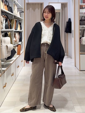 せこ子さん(レディース・159cm)の冬コーディネート