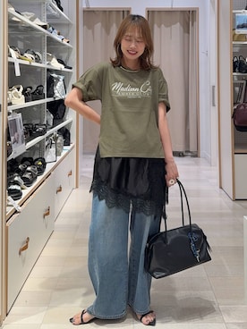 「GLOBAL WORK（グローバルワーク）のアイテム（アクセサリー）」を使った、せこ子さん（レディース・159cm）の夏コーディネート