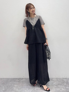 せこ子さん（レディース・159cm・30代）の夏コーディネート