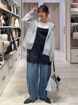 せこ子さん(レディース・159cm)の冬コーディネート