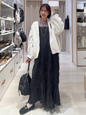 「GLOBAL WORK（グローバルワーク）のふわふわHugmeドルマンプルオーバー/595406（ニット/セーター）」を使った、せこ子さん（レディース・159cm）の秋コーディネート