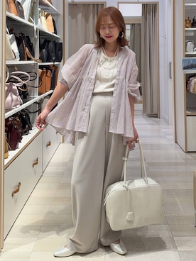 「GLOBAL WORK（グローバルワーク）のアイテム（シューズ）」を使った、せこ子さん（レディース・159cm）の春コーディネート