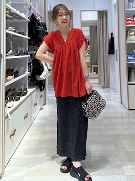 「アイテム（キャミソール）」を使った、せこ子さん（レディース・159cm・30代）の夏コーディネート