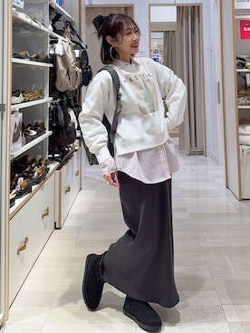 せこ子さん(レディース・159cm)の冬コーディネート