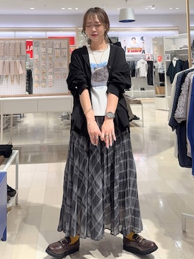 「アイテム（ローファー）」を使った、せこ子さん（レディース・159cm・30代）の夏コーディネート