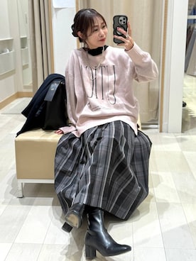 せこ子さん（レディース・159cm）の冬コーディネート