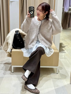 「アイテム（ステンカラーコート）」を使った、せこ子さん（レディース・159cm）の秋コーディネート