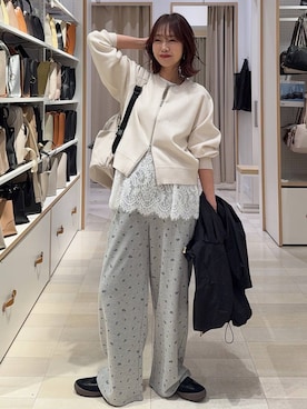 「GLOBAL WORK（グローバルワーク）のアイテム（バッグ）」を使った、せこ子さん（レディース・159cm）の春コーディネート