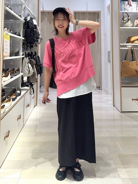 「アイテム（バックパック/リュック）」を使った、せこ子さん（レディース・159cm・30代）の夏コーディネート