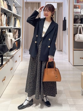 「GLOBAL WORK（グローバルワーク）のアイテム（アクセサリー）」を使った、せこ子さん（レディース・159cm）の冬コーディネート