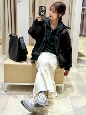 「アイテム（タンクトップ）」を使った、せこ子さん（レディース・159cm・30代）の秋コーディネート