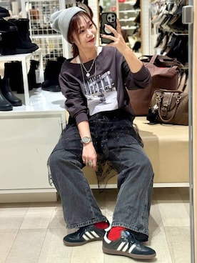 「アイテム（その他トップス）」を使った、せこ子さん（レディース・159cm・30代）の秋コーディネート