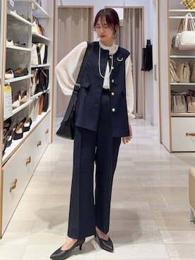 せこ子さん（レディース・159cm）の冬コーディネート