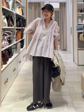 「GLOBAL WORK（グローバルワーク）のアイテム」を使った、せこ子さん（レディース・159cm）の春コーディネート