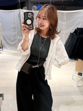 「GLOBAL WORK（グローバルワーク）のアイテム」を使った、せこ子さん（レディース・159cm）の夏コーディネート