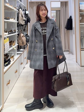 「アイテム（ジャケット/アウター）」を使った、せこ子さん（レディース・159cm・30代）の秋コーディネート