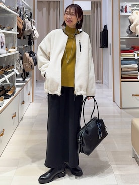 「アイテム（ブルゾン）」を使った、せこ子さん（レディース・159cm・30代）の秋コーディネート