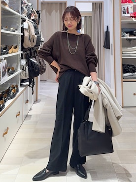 「アイテム（テーラードジャケット）」を使った、せこ子さん（レディース・159cm・30代）の冬コーディネート