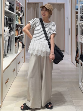 せこ子さん(レディース・159cm)の夏コーディネート