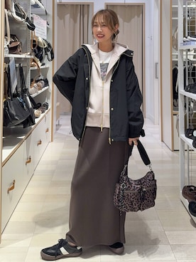 「GLOBAL WORK（グローバルワーク）のアイテム（トップス）」を使った、せこ子さん（レディース・159cm）の秋コーディネート