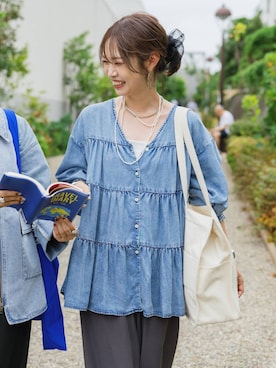 「GLOBAL WORK（グローバルワーク）のアイテム（ワンピース/ドレス）」を使った、せこ子さん（レディース・159cm）の夏コーディネート