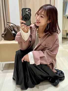 「アイテム（ローファー）」を使った、せこ子さん（レディース・159cm・30代）の秋コーディネート