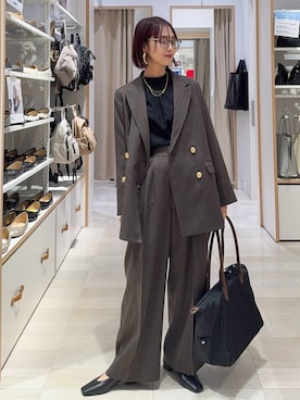 「アイテム（その他シューズ）」を使った、せこ子さん（レディース・159cm・30代）の秋コーディネート