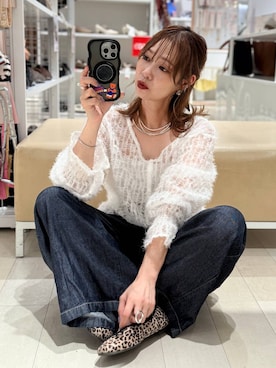 「GLOBAL WORK（グローバルワーク）のアイテム（トップス）」を使った、せこ子さん（レディース・159cm）の秋コーディネート