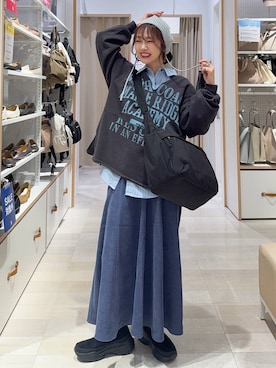 「アイテム（シャツ/ブラウス）」を使った、せこ子さん（レディース・159cm・30代）の秋コーディネート