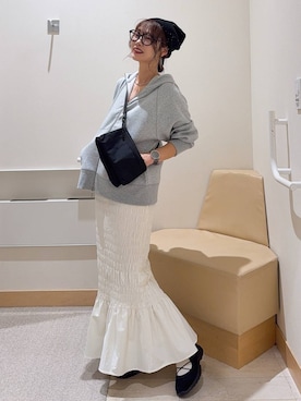 「アイテム（ニットキャップ/ビーニー）」を使った、せこ子さん（レディース・159cm・30代）の秋コーディネート