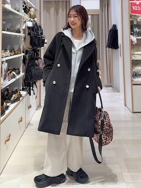 「GLOBAL WORK（グローバルワーク）のアイテム（トップス）」を使った、せこ子さん（レディース・159cm）の冬コーディネート