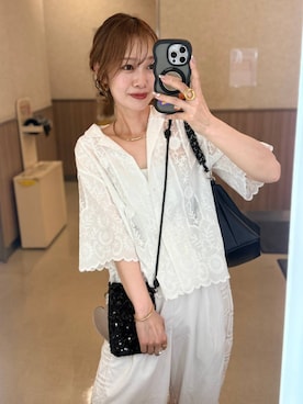 「GLOBAL WORK（グローバルワーク）のアイテム」を使った、せこ子さん（レディース・159cm）の夏コーディネート