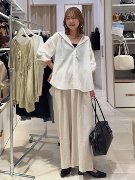 「GLOBAL WORK（グローバルワーク）のアイテム（シューズ）」を使った、せこ子さん（レディース・159cm）の春コーディネート