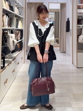 せこ子さん（レディース・159cm）の冬コーディネート