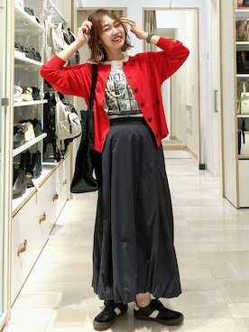 「アイテム（アクセサリー）」を使った、せこ子さん（レディース・159cm・30代）の春コーディネート