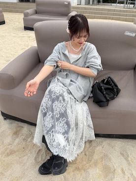 せこ子さん（レディース・159cm）の冬コーディネート