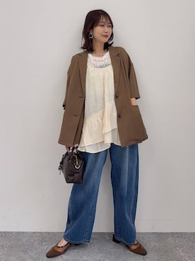 せこ子さん（レディース・159cm）の春コーディネート