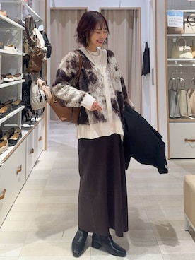 「アイテム（ステンカラーコート）」を使った、せこ子さん（レディース・159cm・30代）の秋コーディネート