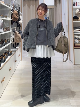 「GLOBAL WORK（グローバルワーク）のアイテム（ブルゾン）」を使った、せこ子さん（レディース・159cm）の秋コーディネート