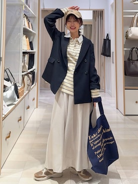 せこ子さん（レディース・159cm）の冬コーディネート