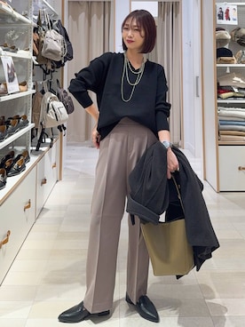 「アイテム（チェスターコート）」を使った、せこ子さん（レディース・159cm・30代）の秋コーディネート