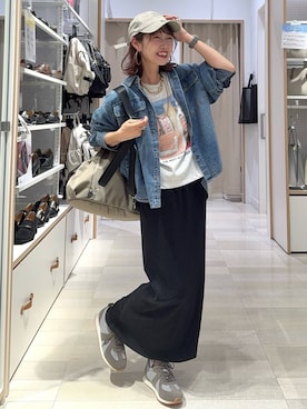 「GLOBAL WORK（グローバルワーク）のアイテム（帽子）」を使った、せこ子さん（レディース・159cm）の秋コーディネート