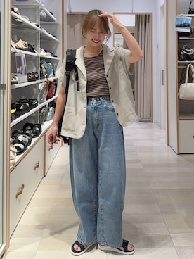 せこ子さん(レディース・159cm)の夏コーディネート