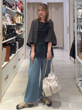 「アイテム（シャツ/ブラウス）」を使った、せこ子さん（レディース・159cm・40代）の夏コーディネート
