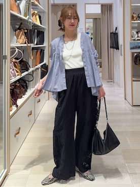 「GLOBAL WORK（グローバルワーク）のアイテム」を使った、せこ子さん（レディース・159cm）の春コーディネート