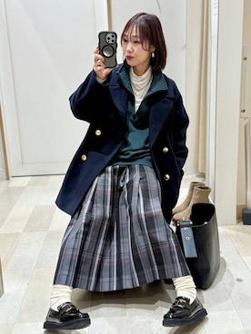 「アイテム（ワンピース/ドレス）」を使った、せこ子さん（レディース・159cm・30代）の秋コーディネート